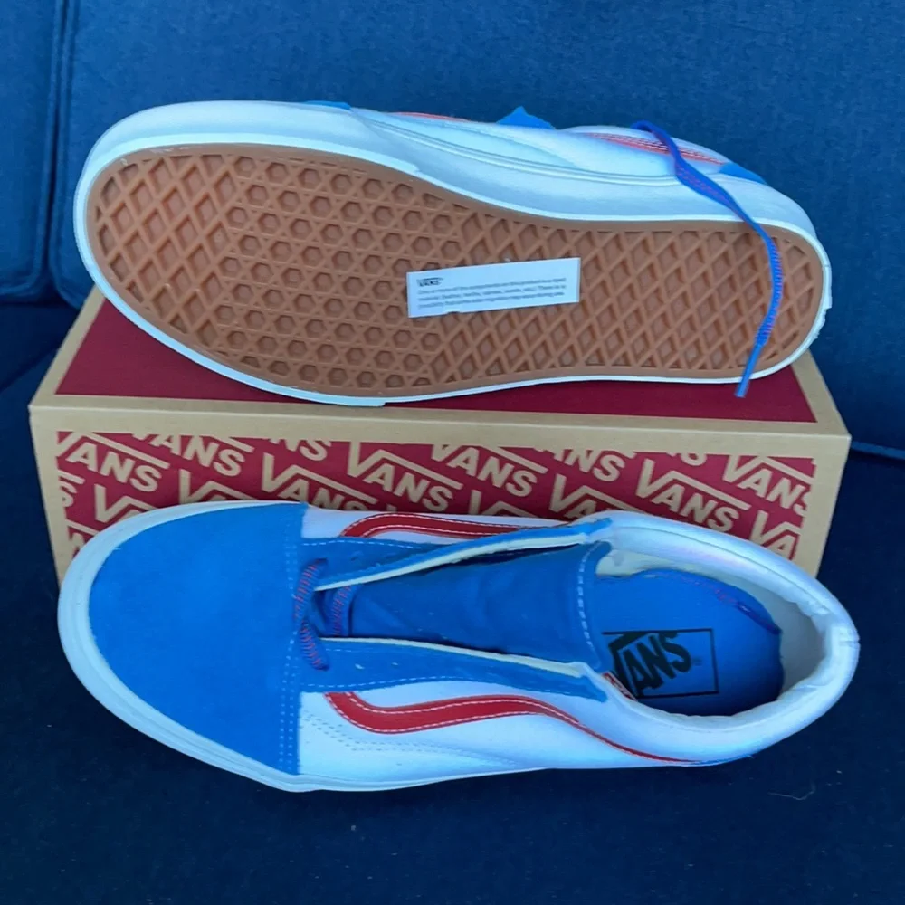 Vans WMNS Old Skool Sport Pop Vallartabl/Red Sneakers - Picture 4 of 16